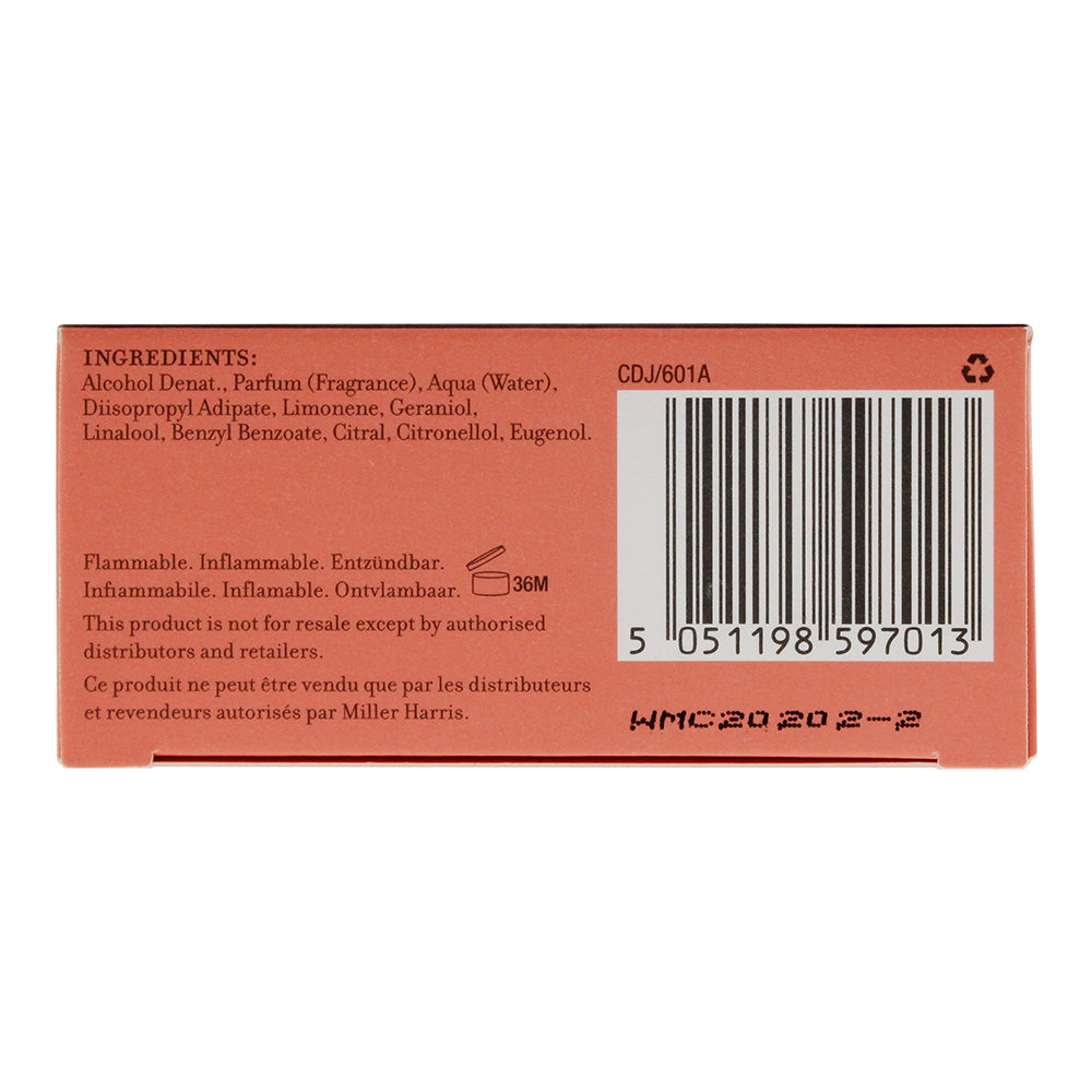 Miller Harris Coeur De Jardin Eau de Parfum 100ml - Ingredients