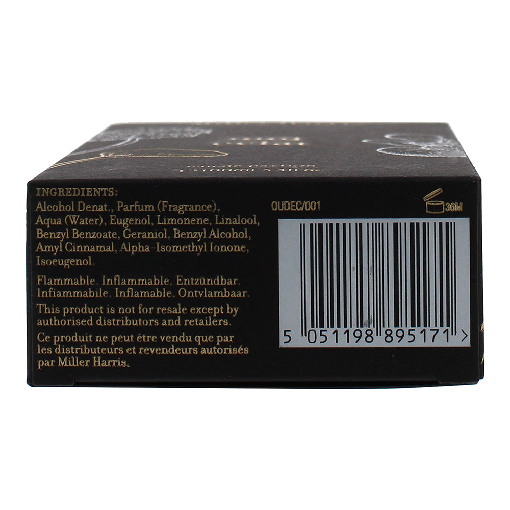 Miller Harris Oud Eclat Eau de Parfum 100ml - Ingredients