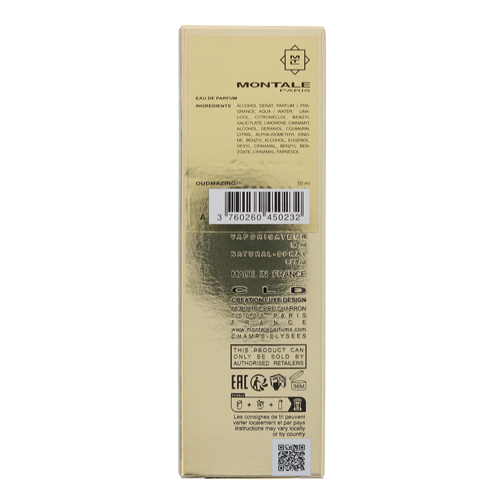 Montale Oudmazing Eau de Parfum 50ml - Ingredients