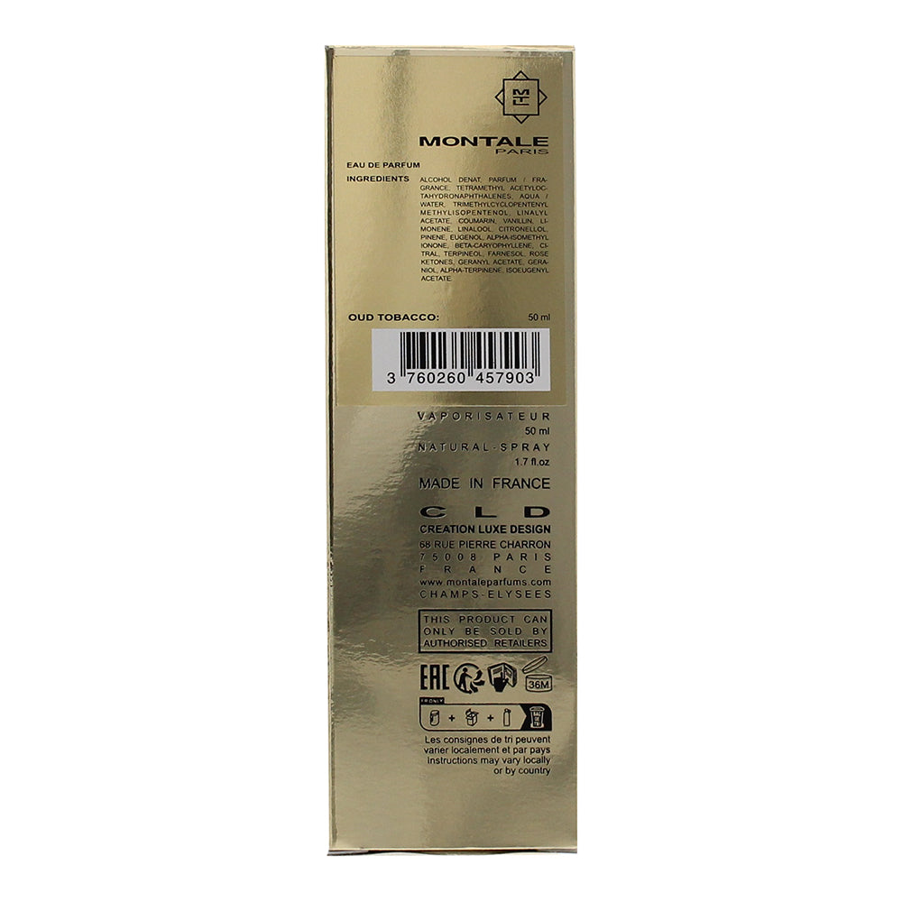 Montale Oud Tabacco Eau de Parfum 50ml