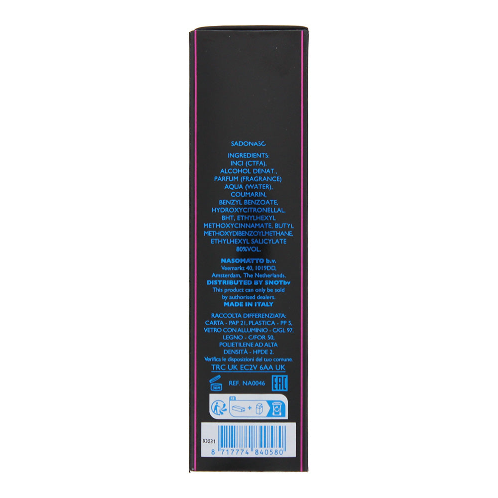 Nasomatto Sadonaso Extrait de Parfum 30ml - Ingredients