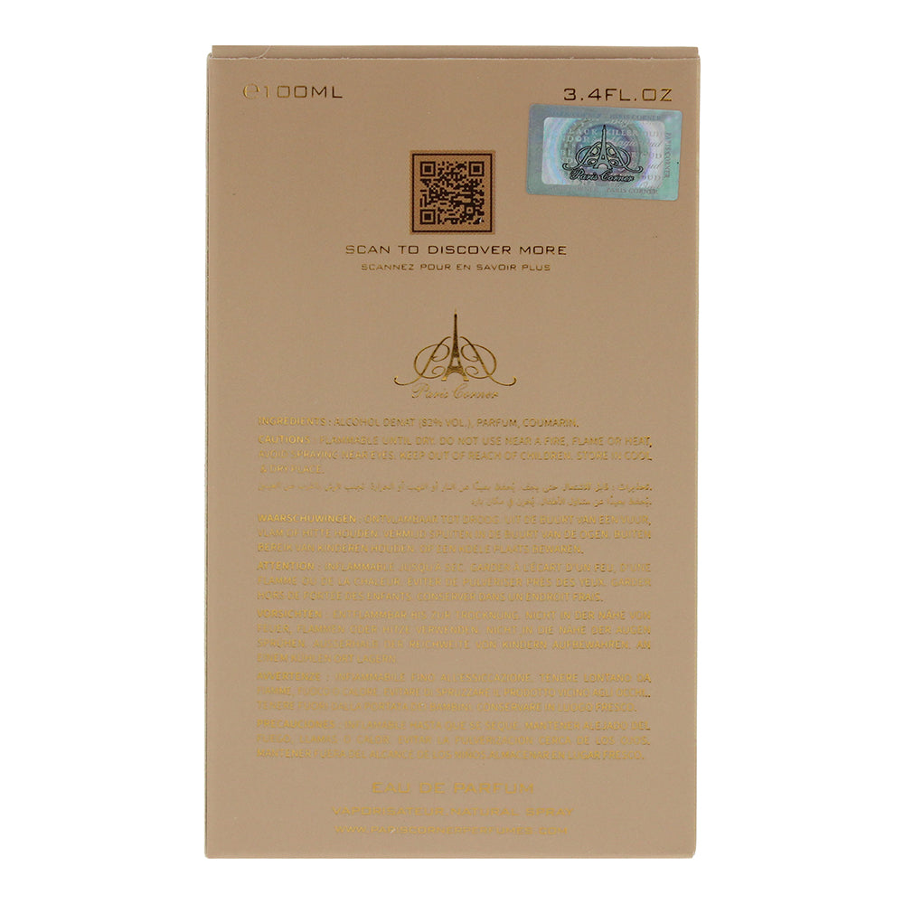 Paris Corner Taskeen Caramel Cascade Eau de Parfum 100ml - Ingredients