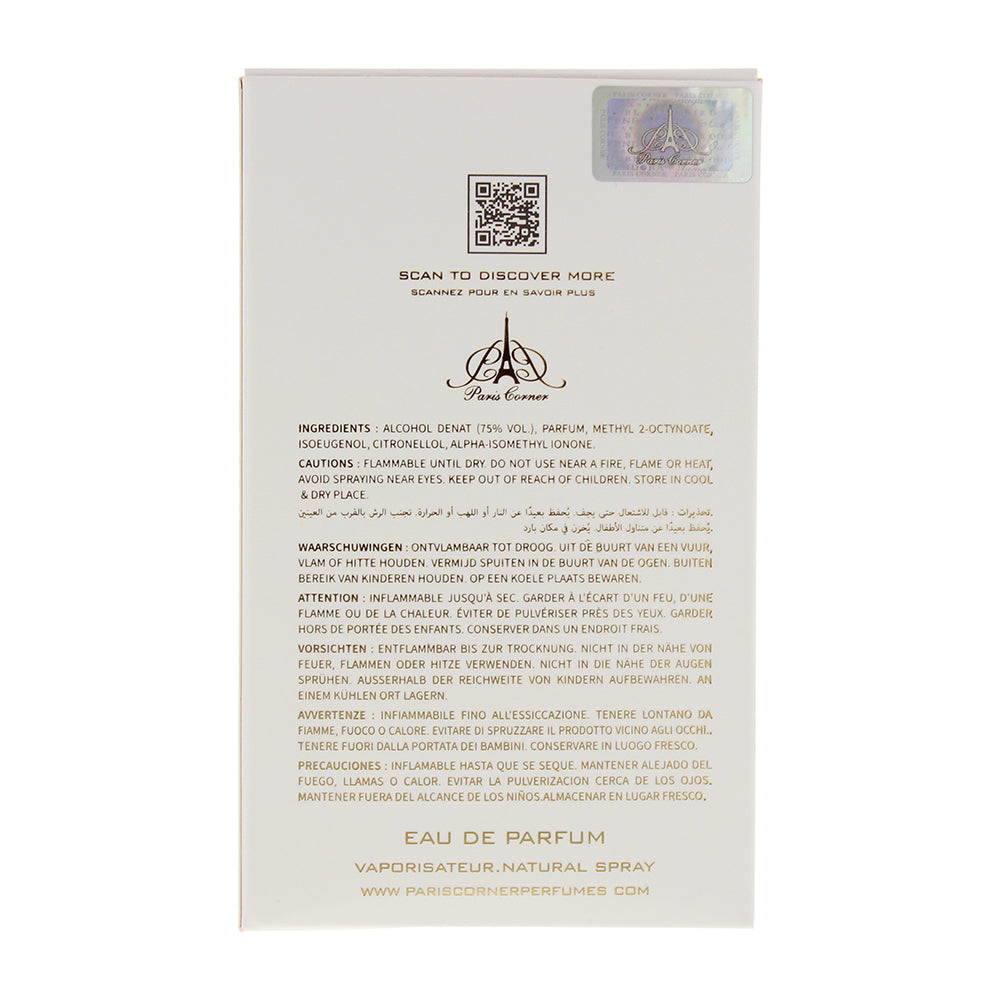 Paris Corner Taskeen Marina Eau de Parfum 100ml - Ingredients