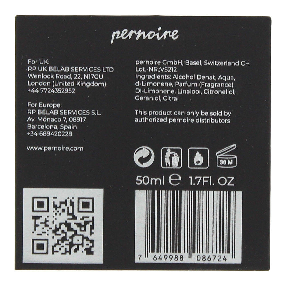 Pernoire Vitias Extrait de Parfum 50ml - Ingredients