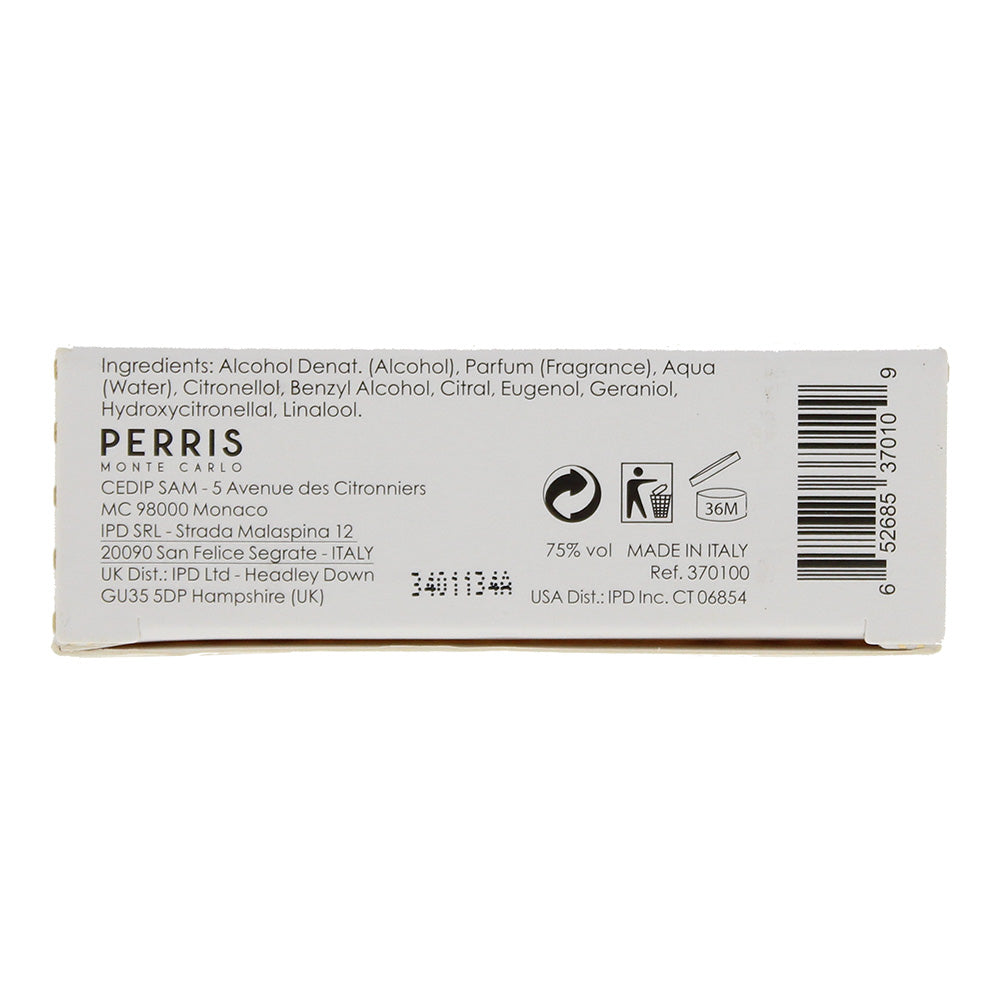Perris Monte Carlo Rose De Mai Eau de Parfum 100ml - Ingredients