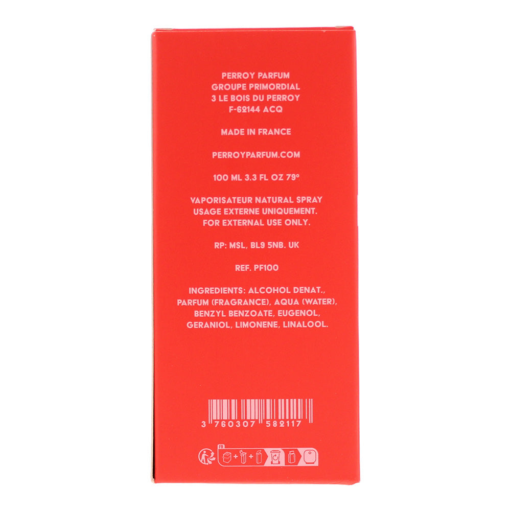 Perroy Pinkfire Eau de Parfum 100ml - Ingredients