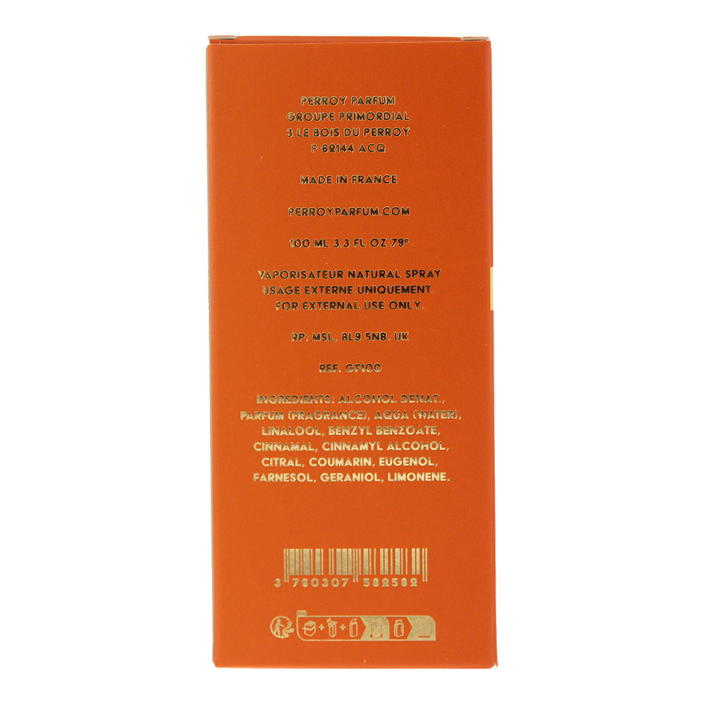 Perroy Goldfawn Eau de Parfum 100ml - Ingredients