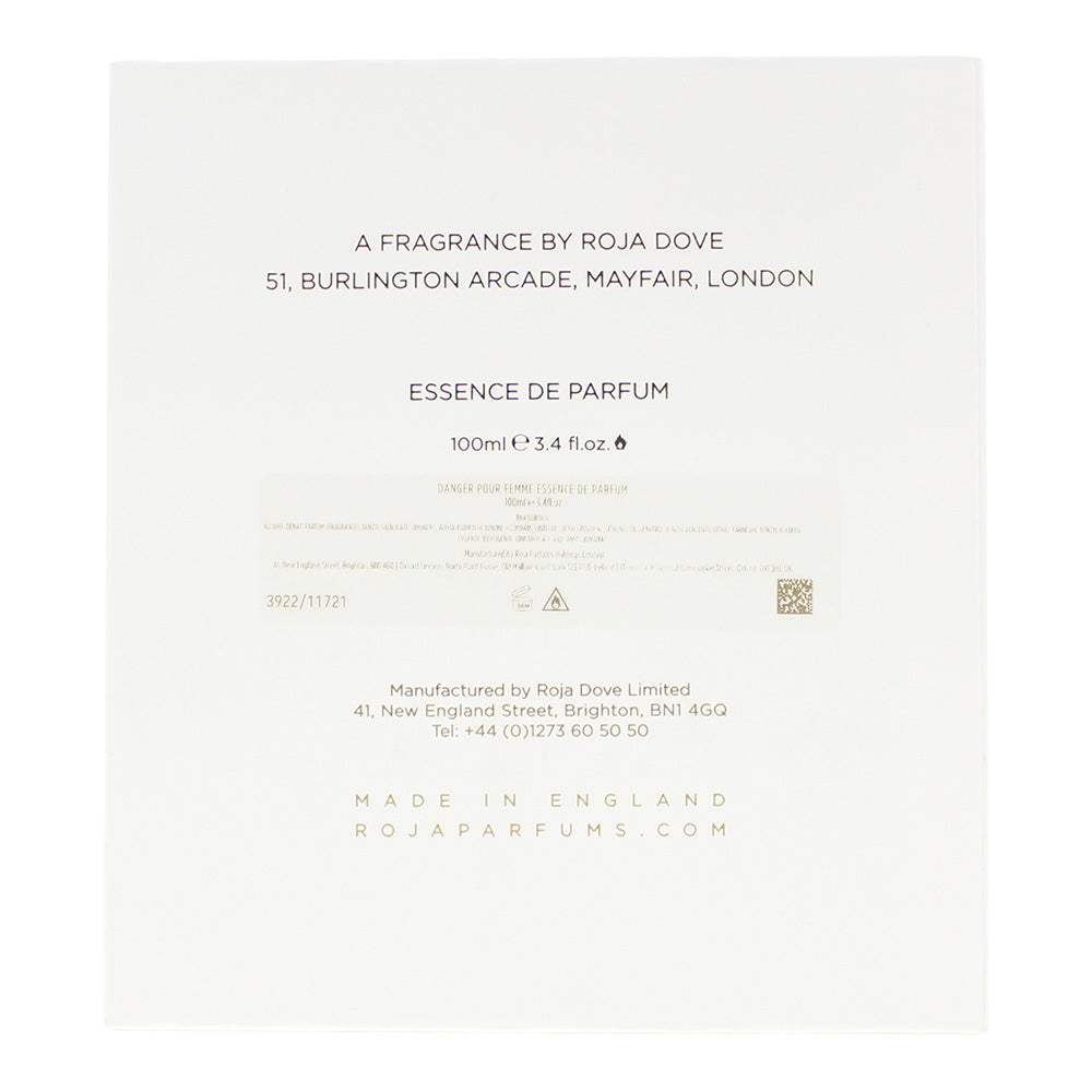 Roja Parfums Danger Pour Femme Essence de Parfum 100ml - Ingredients