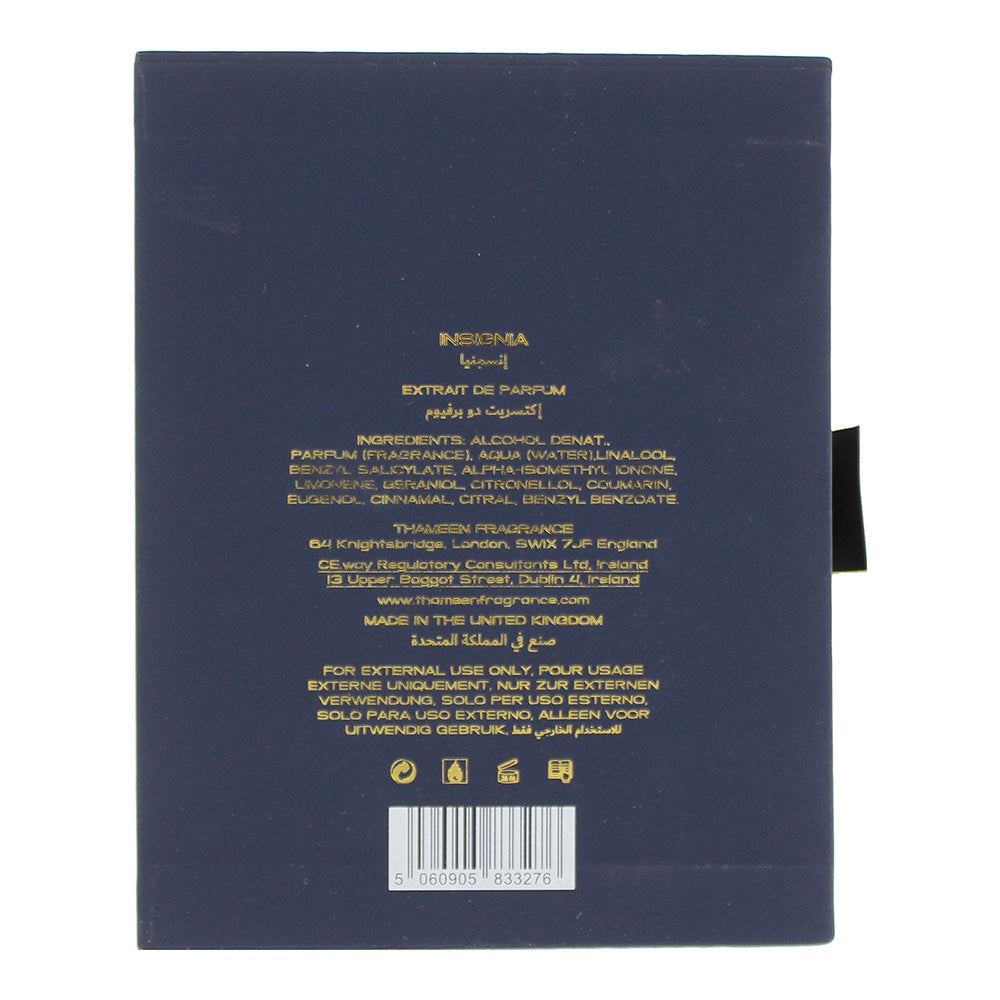 Thameen Insignia Extrait de Parfum 50ml - Ingredients