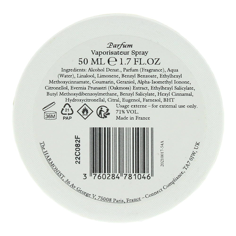 The Harmonist Sun Force Parfum 50ml - Ingredients