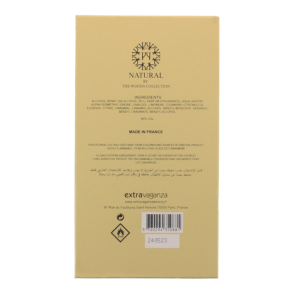 The Woods Collection Essence 2 Piece Gift Set: Eau de Parfum 100ml - Eau de Parf - Ingredients