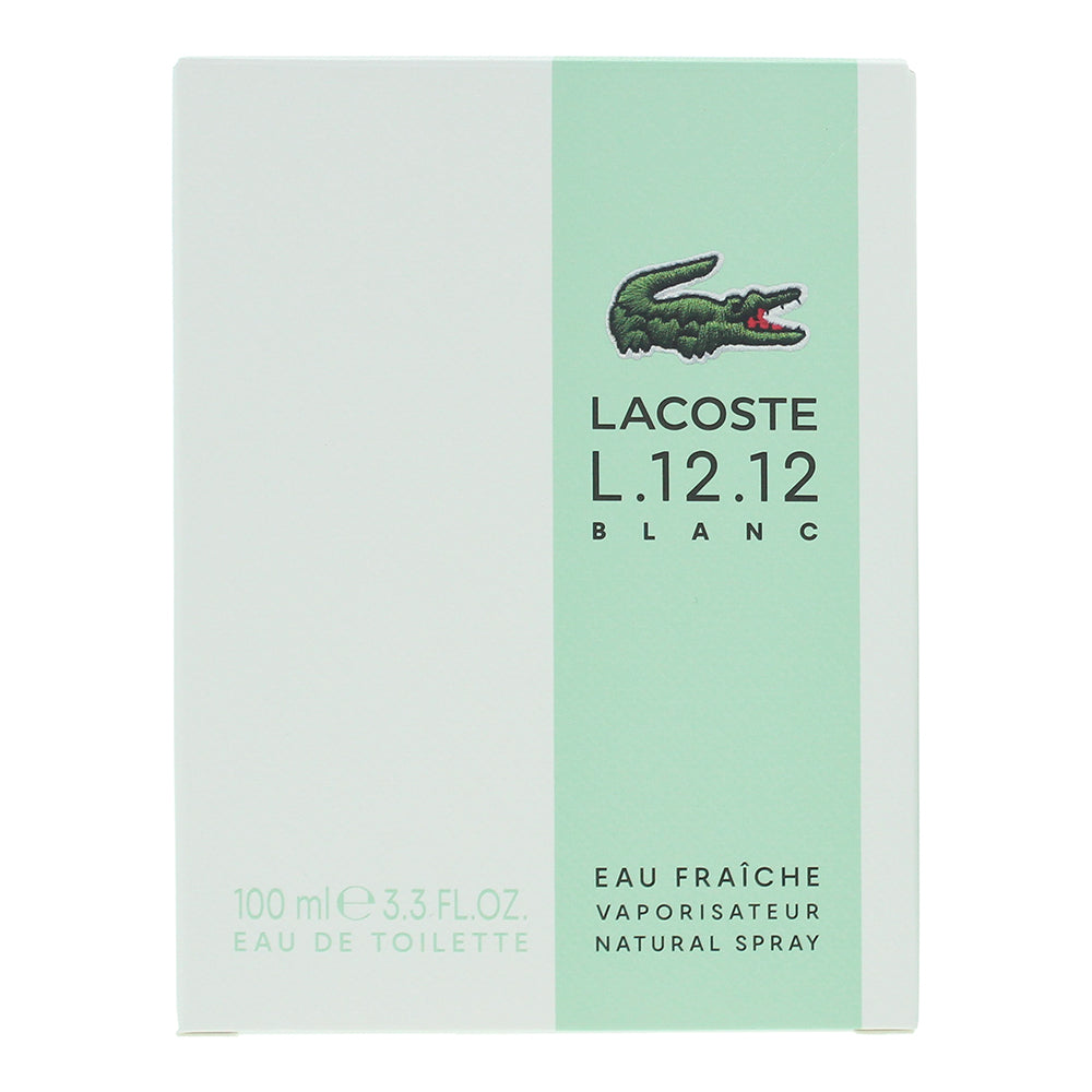 Lacoste Eau De Lacoste L.12.12 Blanc Eau Fraiche Eau de Toilette 100ml - Box