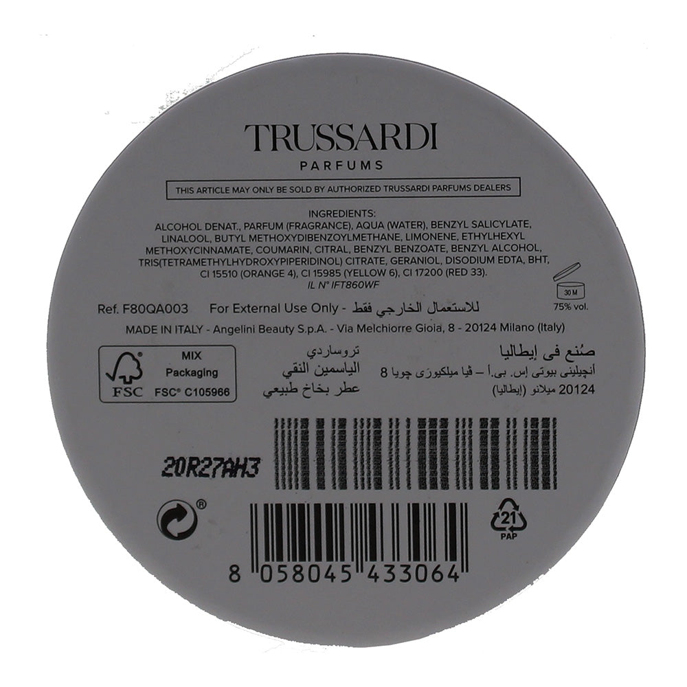 Trussardi Pure Jasmine Eau de Parfum 90ml - Ingredients