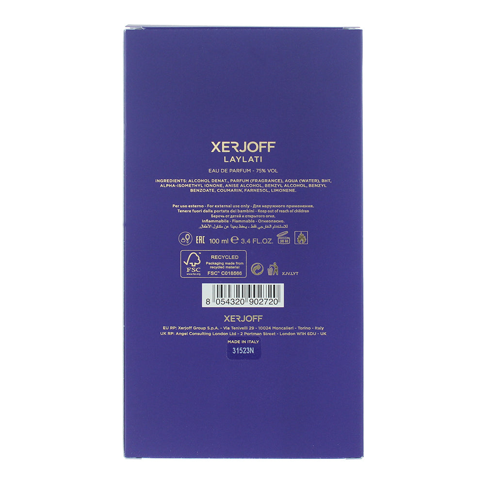 Xerjoff Laylati Eau de Parfum 100ml