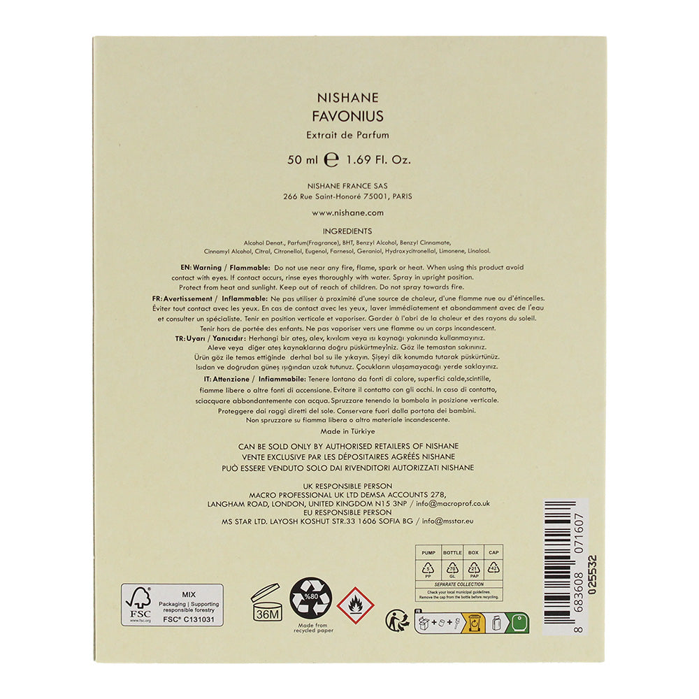 Nishane Favonius Extrait de Parfum 50ml