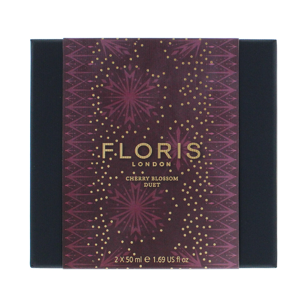 Floris Cherry Blossom 2 Piece Gift Set: Eau de Parfum Intense 50ml - Hair Mist 5 - Box