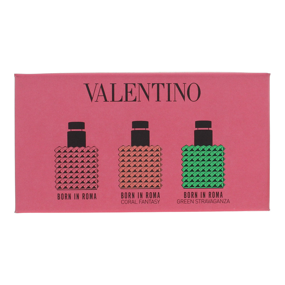 Valentino Born In Roma 3 Piece Gift Set: Born in Roma EDP 6ml + Coral Fantasy ED - Box