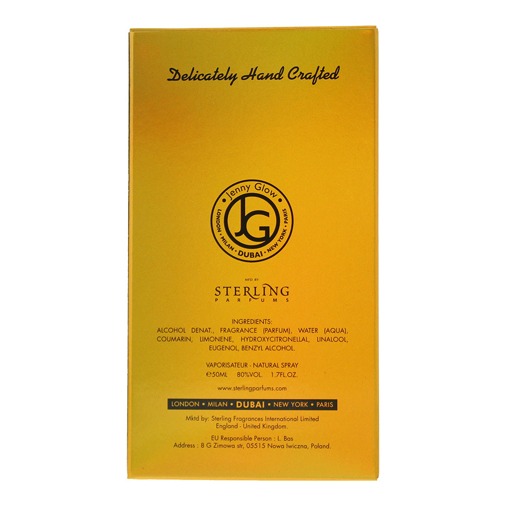 Jenny Glow Billionaire Pour Homme Eau de Parfum 50ml - Ingredients