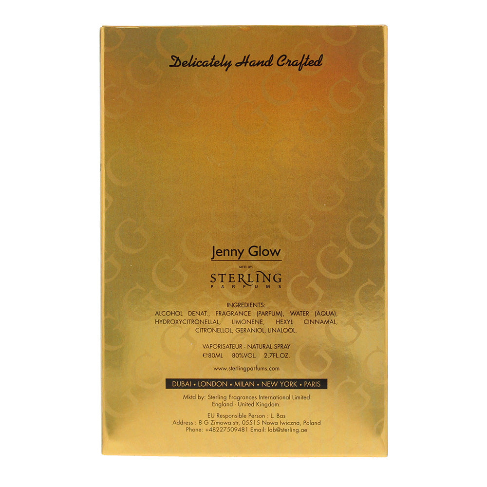 Jenny Glow Convicted Pour Femme Eau de Parfum 80ml - Ingredients