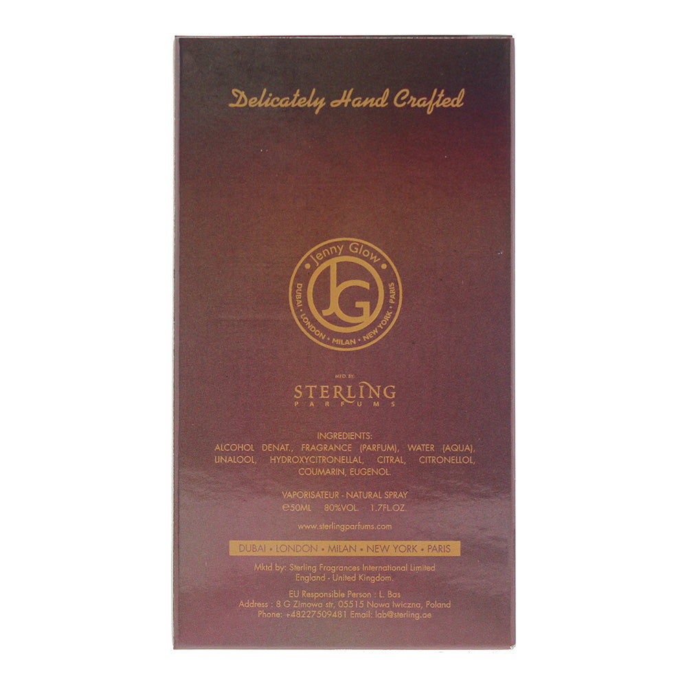 Jenny Glow Sir Pour Homme Eau de Parfum 50ml - Ingredients
