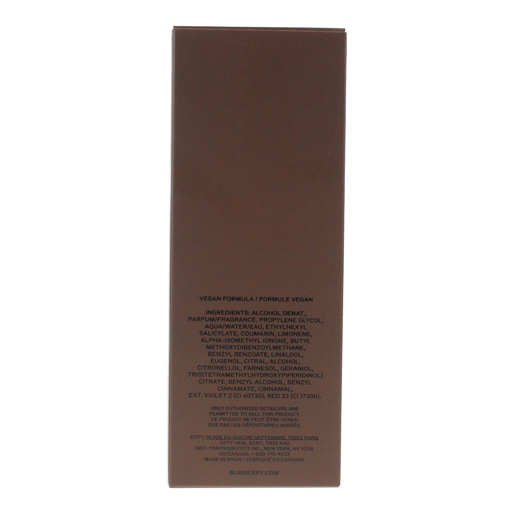 Burberry Hero For Men Parfum Intense Refill 200ml - Ingredients