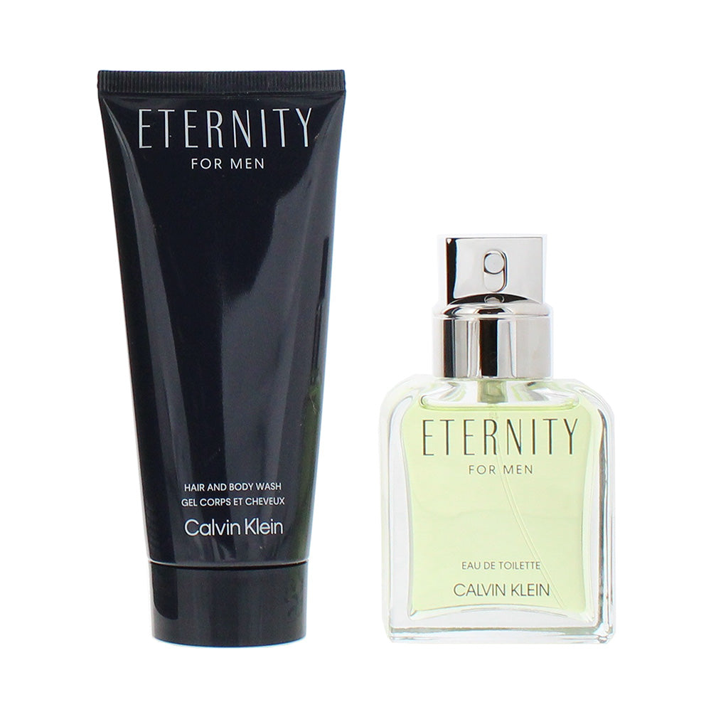Calvin Klein Eternity For Men 2 Piece Gift Set: Eau de Toilette 50ml - Shower Ge - Product