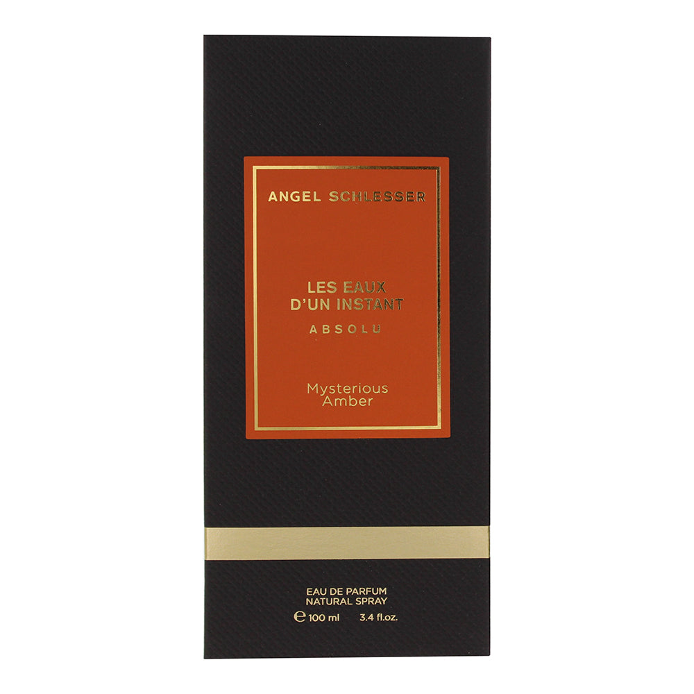Angel Schlesser Les Eaux D'un Instant Absolu Mysterious Amber Eau de Parfum 100m - Box