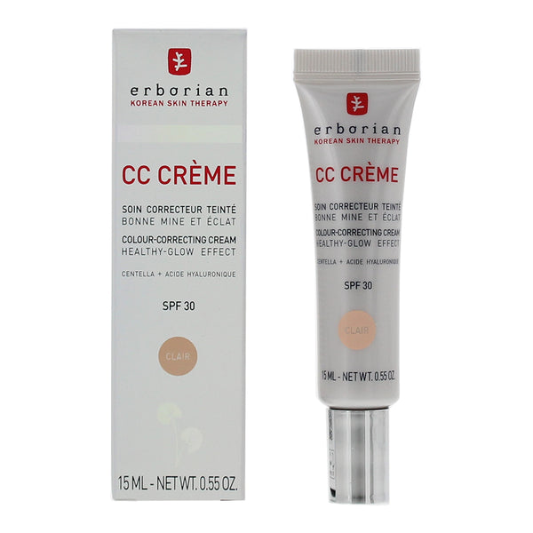 Erborian CC Creme Spf 30 Clair High-Definition Radiant Face Cream 15ml
