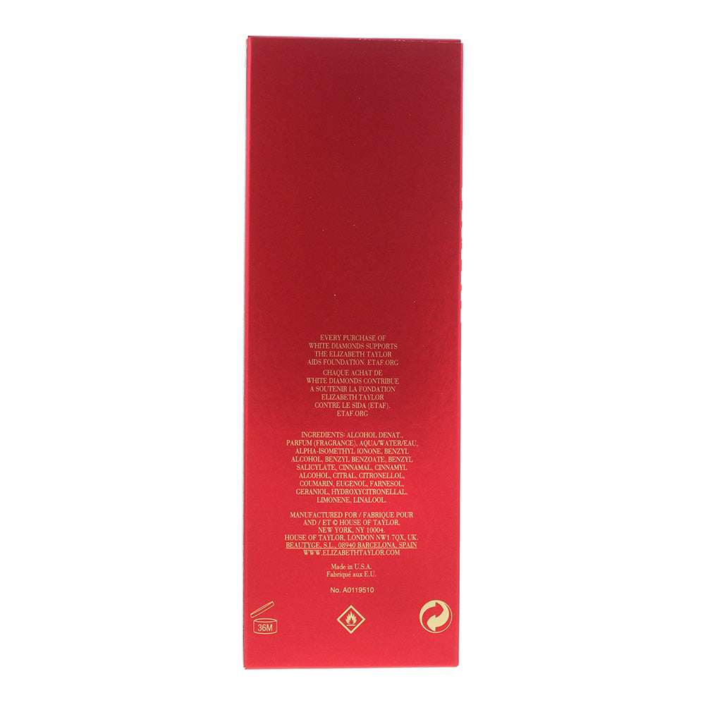 Elizabeth Taylor White Diamonds En Rouge Eau de Toilette 100ml