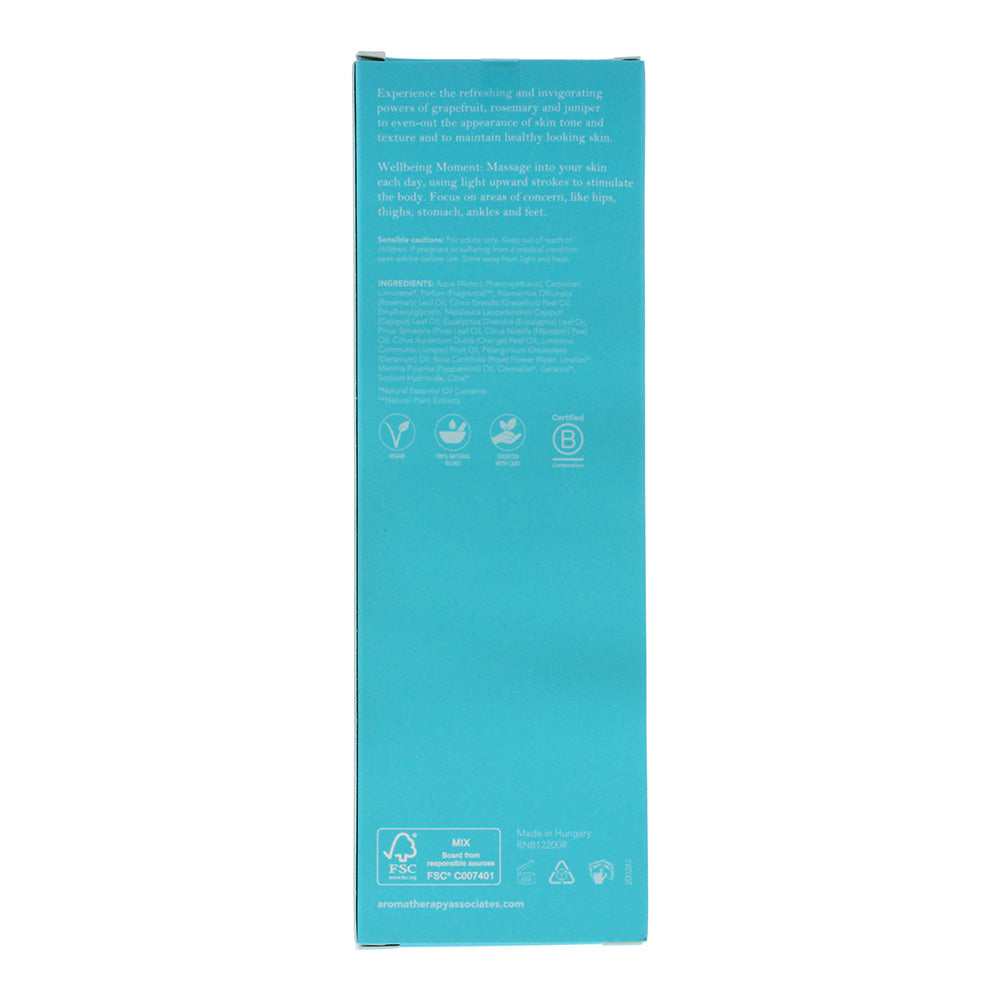 Aromatherapy Associates Revive Body Gel 200ml - Ingredients