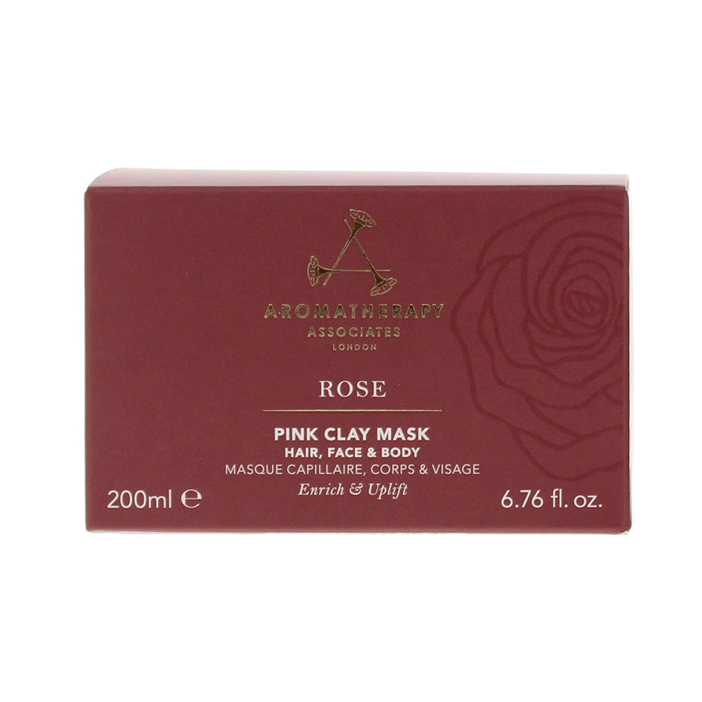 Aromatherapy Associates Rose Pink Clay Mask 200ml - Box