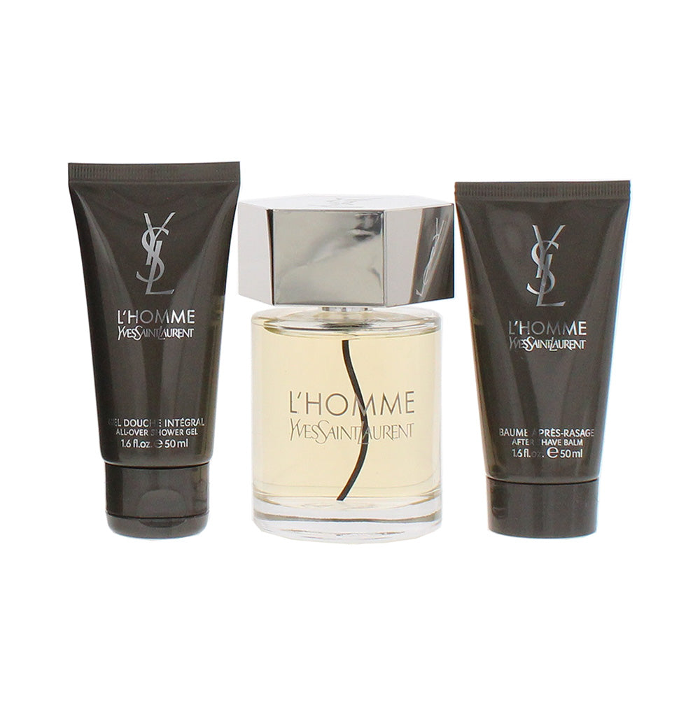 Yves Saint Laurent L'Homme 3 Piece Gift Set: Eau de Toilette 100ml - Shower Gel  - Product