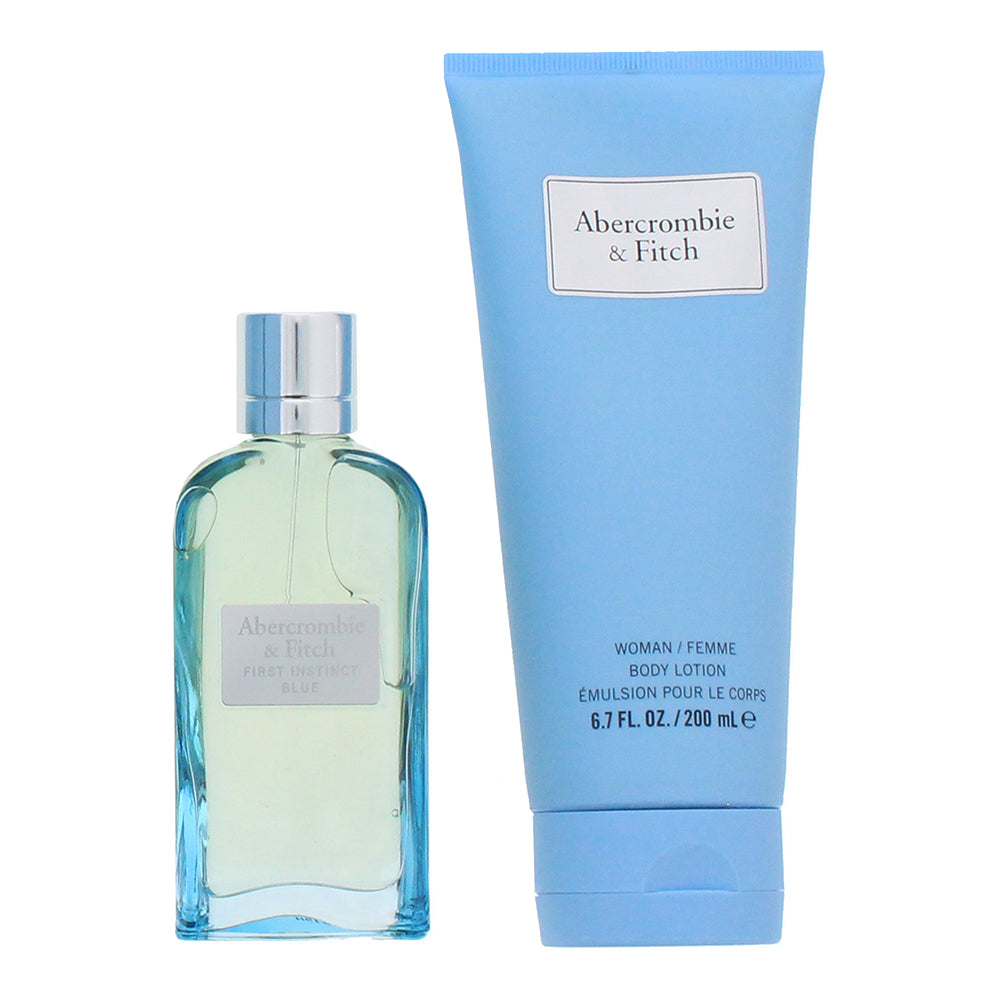 Abercrombie & Fitch First Instinct Blue 2 Piece Gift Set: Eau de Parfum 50ml - B - Product