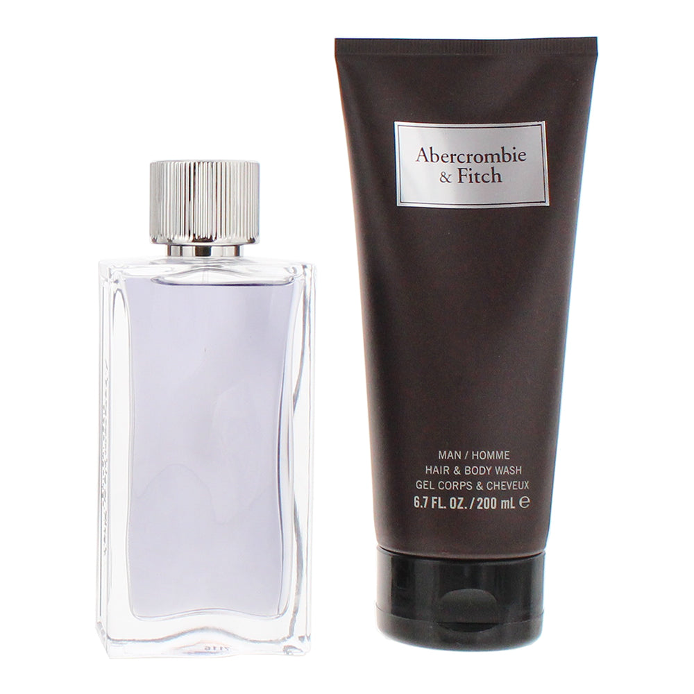 Abercrombie & Fitch First Instinct 2 Piece Gift Set: Eau de Toilette 100ml - Hai - Product