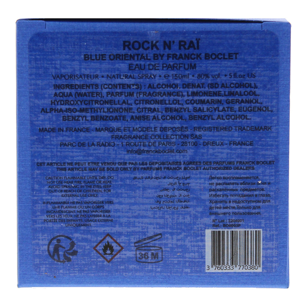 Franck Boclet Rock N Raï Eau de Parfum 150ml