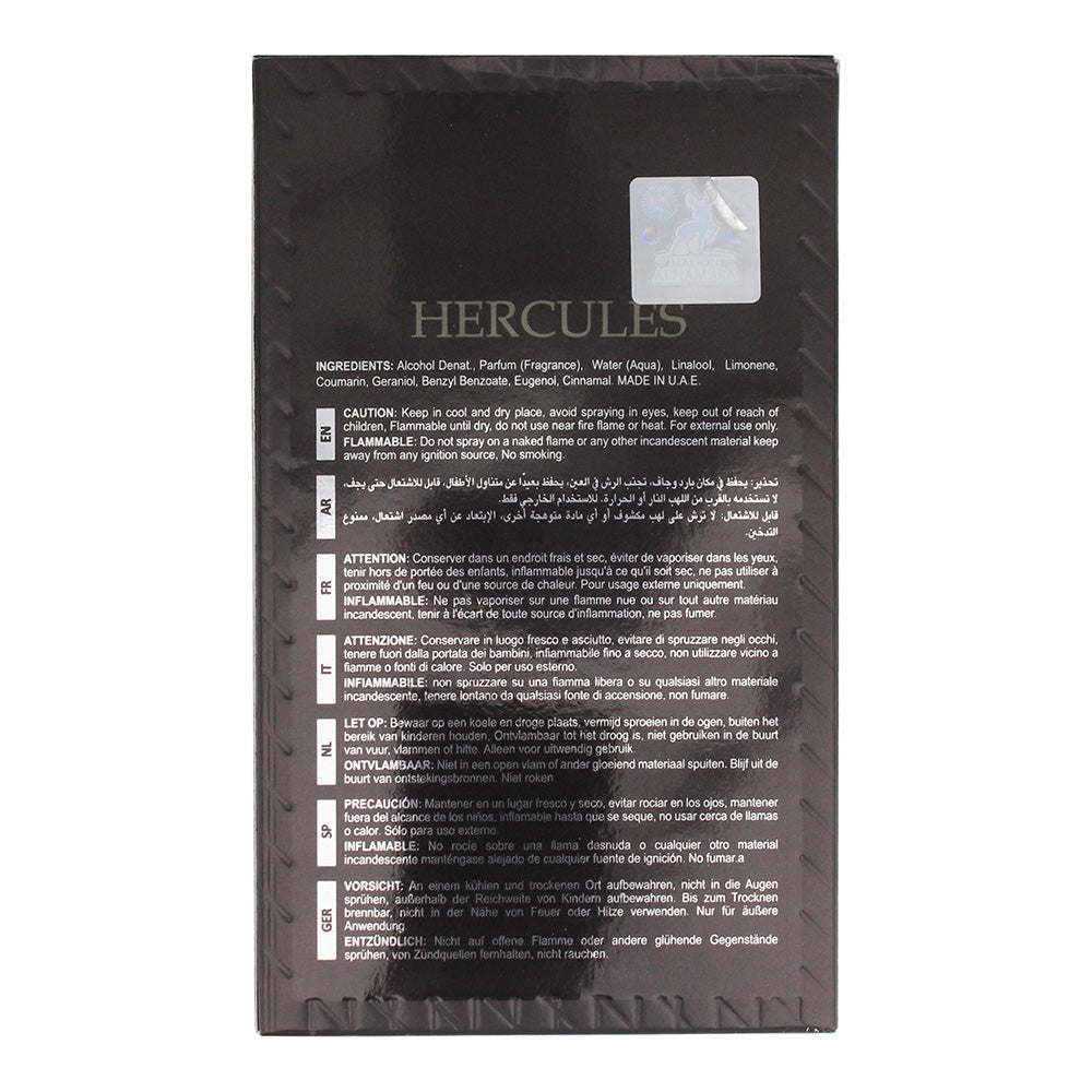 Maison Alhambra Hercules Eau de Parfum 100ml - Ingredients