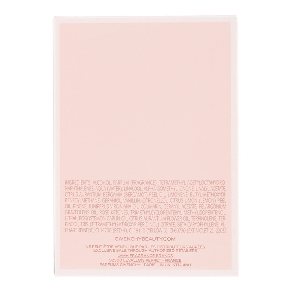 Givenchy Irresistible Eau de Parfum 50ml - Ingredients