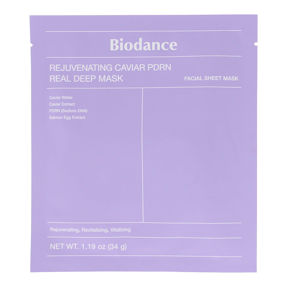 Biodance Rejuvenating Caviar PDRN Real Deep Mask Sheet 1 x 34g