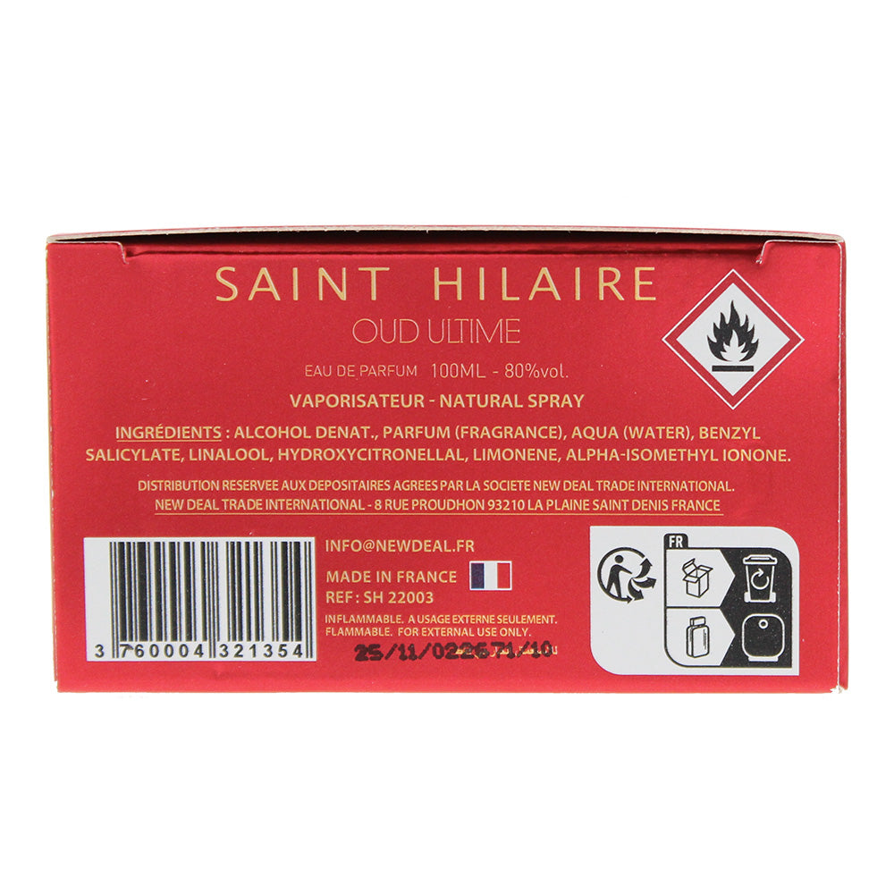 Saint Hilaire Oud Ultime Eau de Parfum 100ml