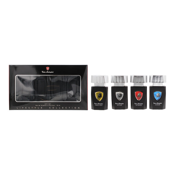 Tonino Lamborghini Lifestyle Collection Gift Set : Eau de Toilette 4 x 15ml