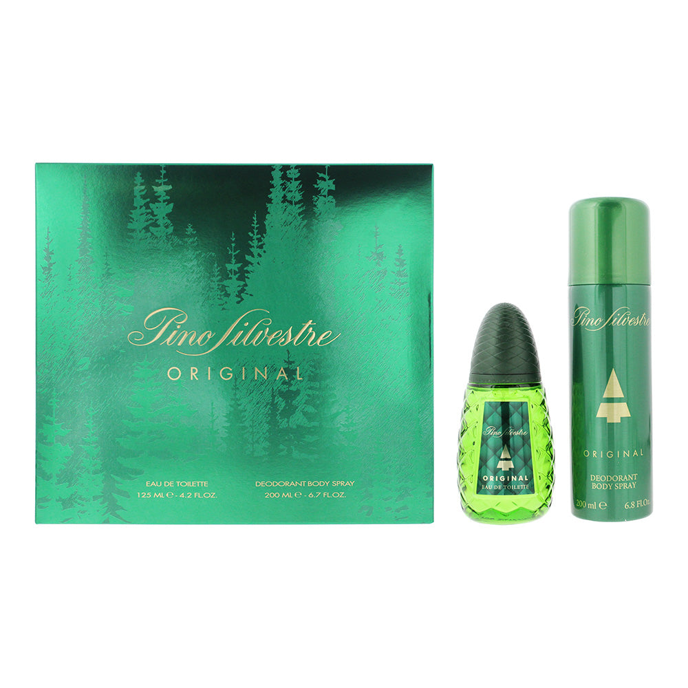 Pino Silvestre Original 2 Piece Gift Set: Eau de Toilette 125ml - Deodorant Spra