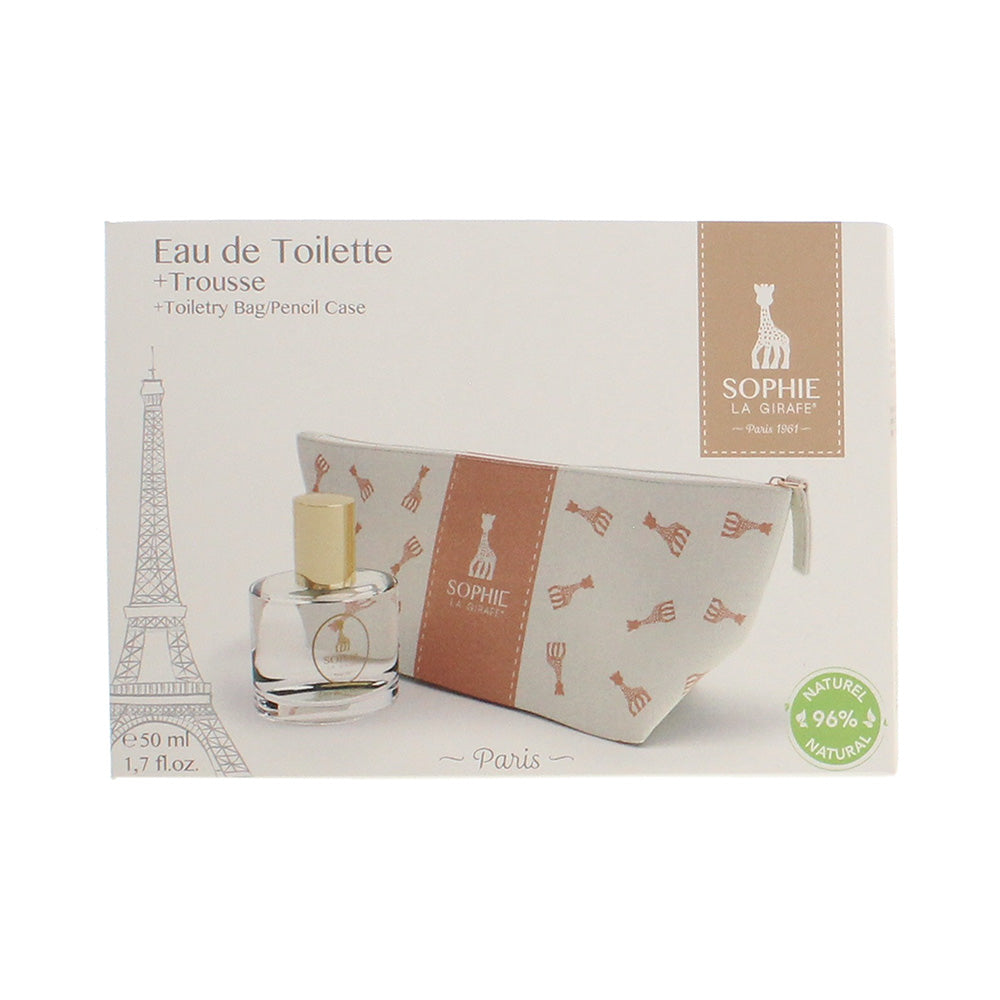 Sophie La Giraffe 2 Piece Gift Set: Eau de Toilette 50ml - Toiletry Bag 