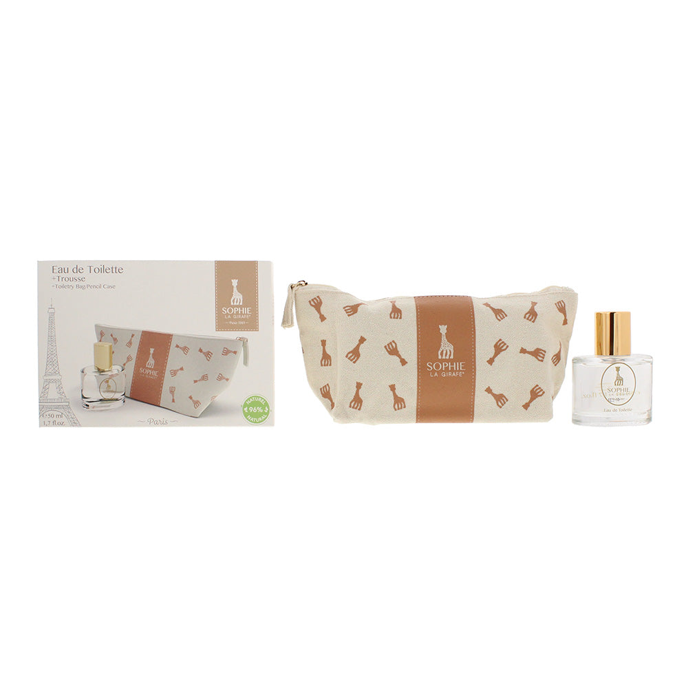 Sophie La Giraffe 2 Piece Gift Set: Eau de Toilette 50ml - Toiletry Bag 