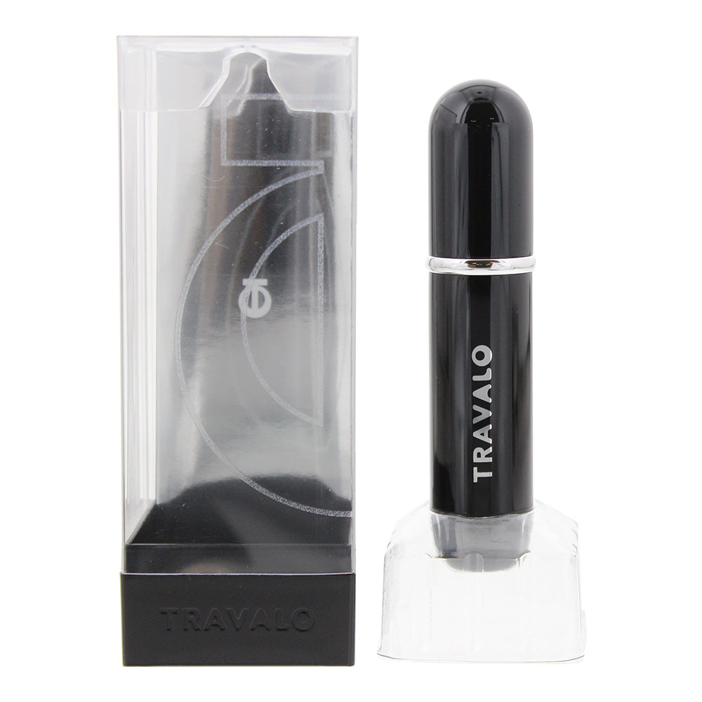 Travalo Classic Refillable Black Perfume Spray Bottle 5ml