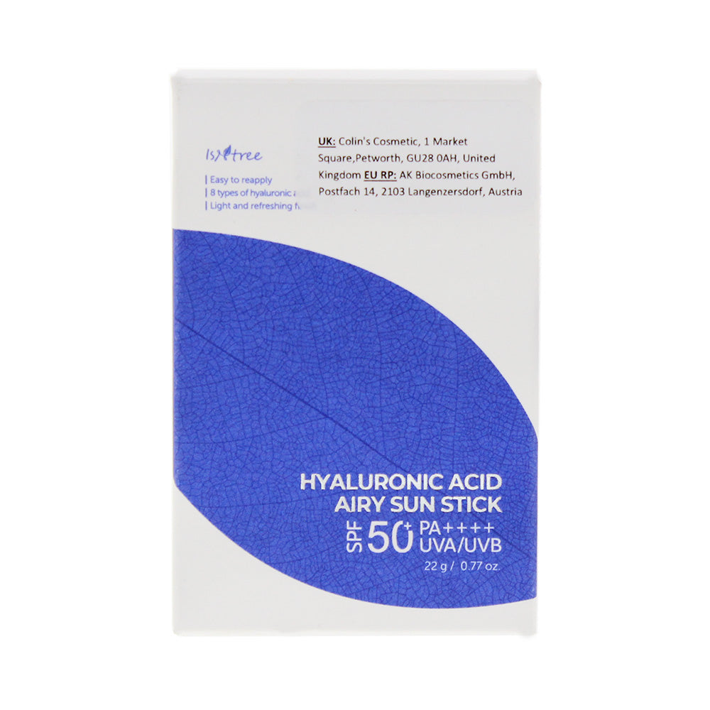 Isntree Hyaluronic Acid Airy Spf 50 Sun Stick 22g - Box