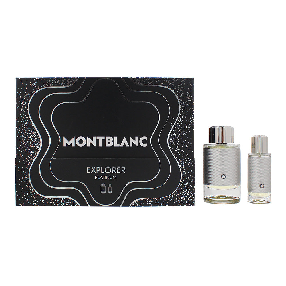 Montblanc Explorer Platinum 2 Piece Gift Set: Eau de Parfum 100ml - Eau de Parfu