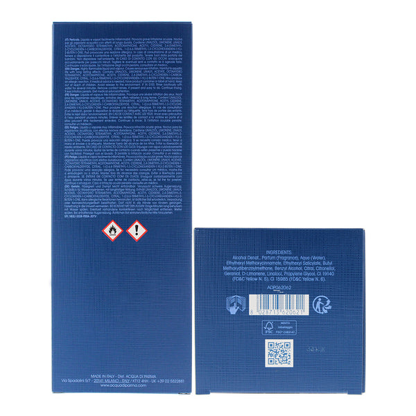 Acqua Di Parma Blu Mediterraneo Arancia Di Capri Diffuser 180ml - Ingredients