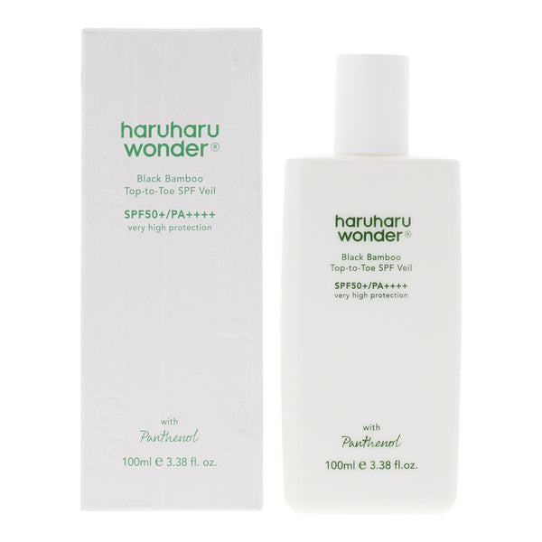 Haruharu Wonder Black Bamboo Top To Toe Spf 50+ Sunscreen 100ml