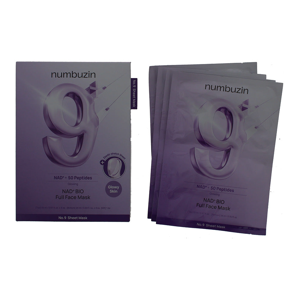 Numbuzin No.9 Nad + Bio Lifting Face Sheet Mask 4pcs
