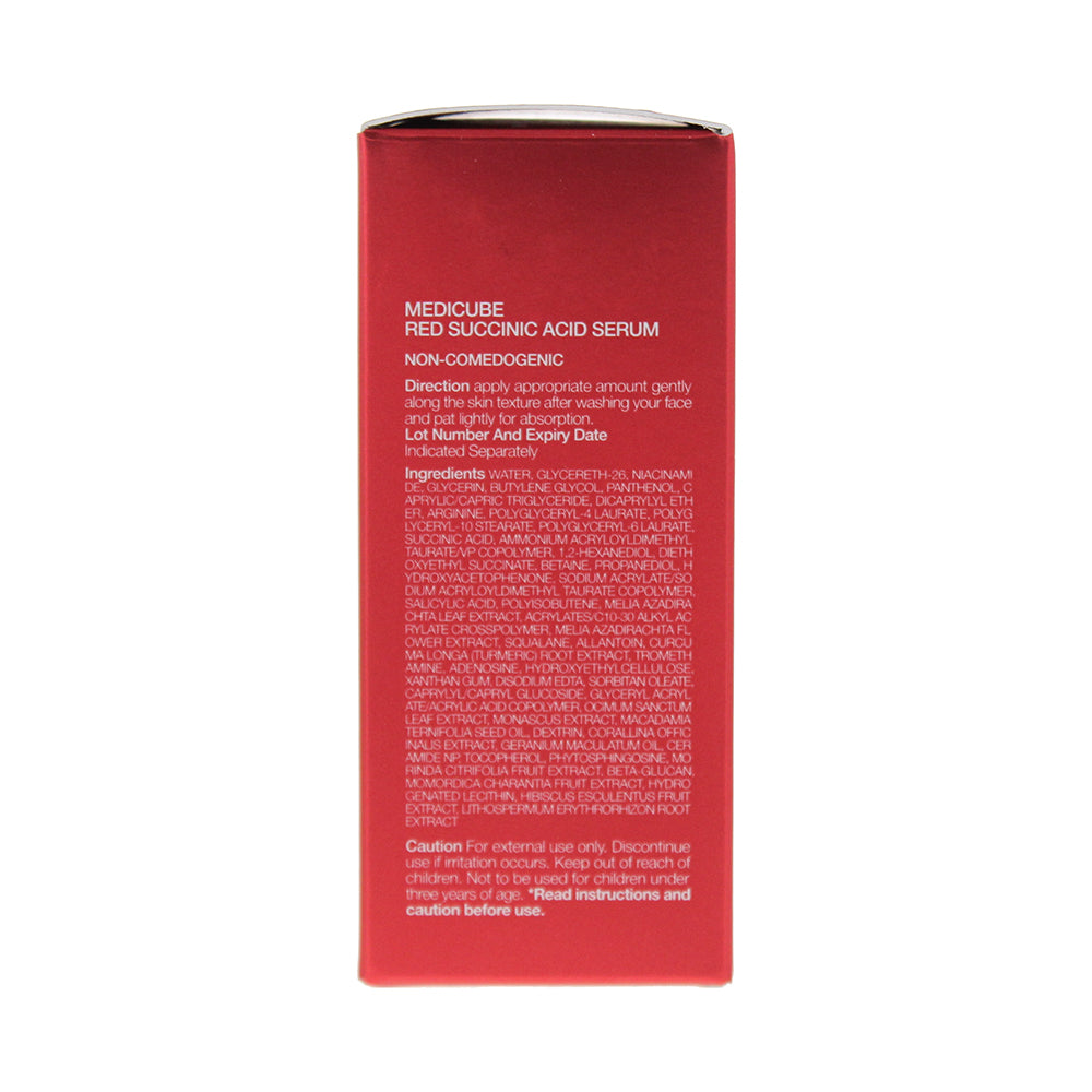 Medicube Red Succunic Acid Clarifying Serum 30ml - Ingredients